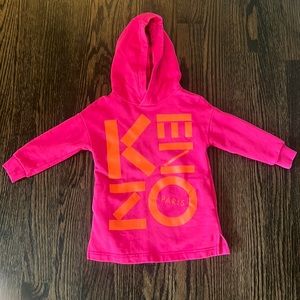 Girl’s Kenzo sweatshirt dress in excellent condition. Size 4